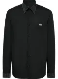 Philipp Plein crystal-embellished shirt - Black