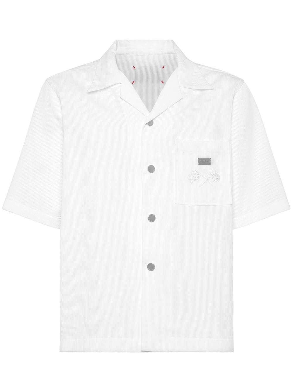 ribbed bowling shirt