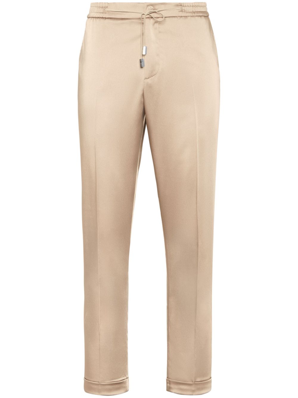 Philipp Plein Satijnen pantalon Beige