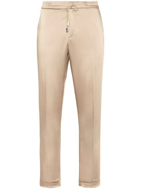 Philipp Plein satin tailored trousers