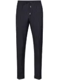 Philipp Plein pinstriped track pants - Blue