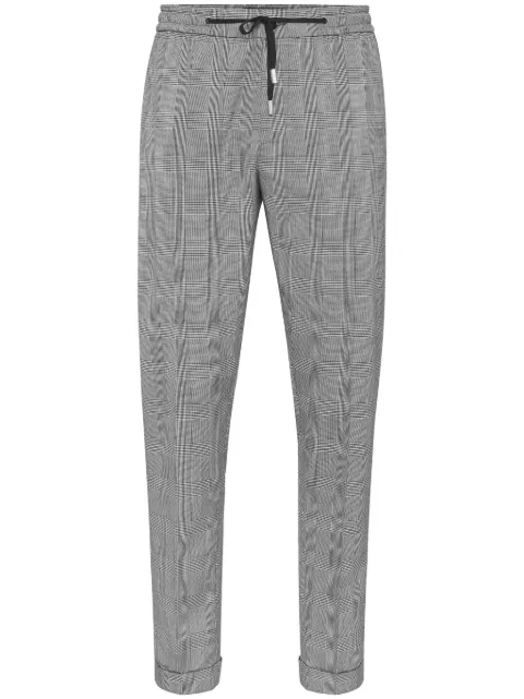 Philipp Plein pantalones con motivo de cuadros príncipe de Gales