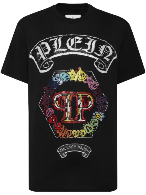 Philipp Plein Strass Smile T-shirt