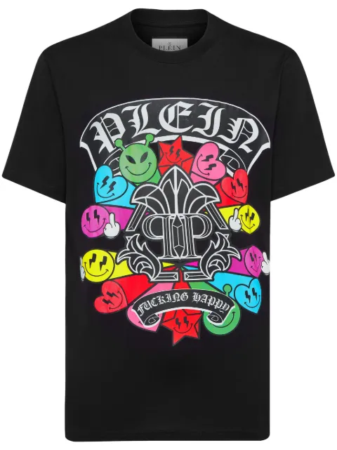 Philipp Plein playera con logo estampado