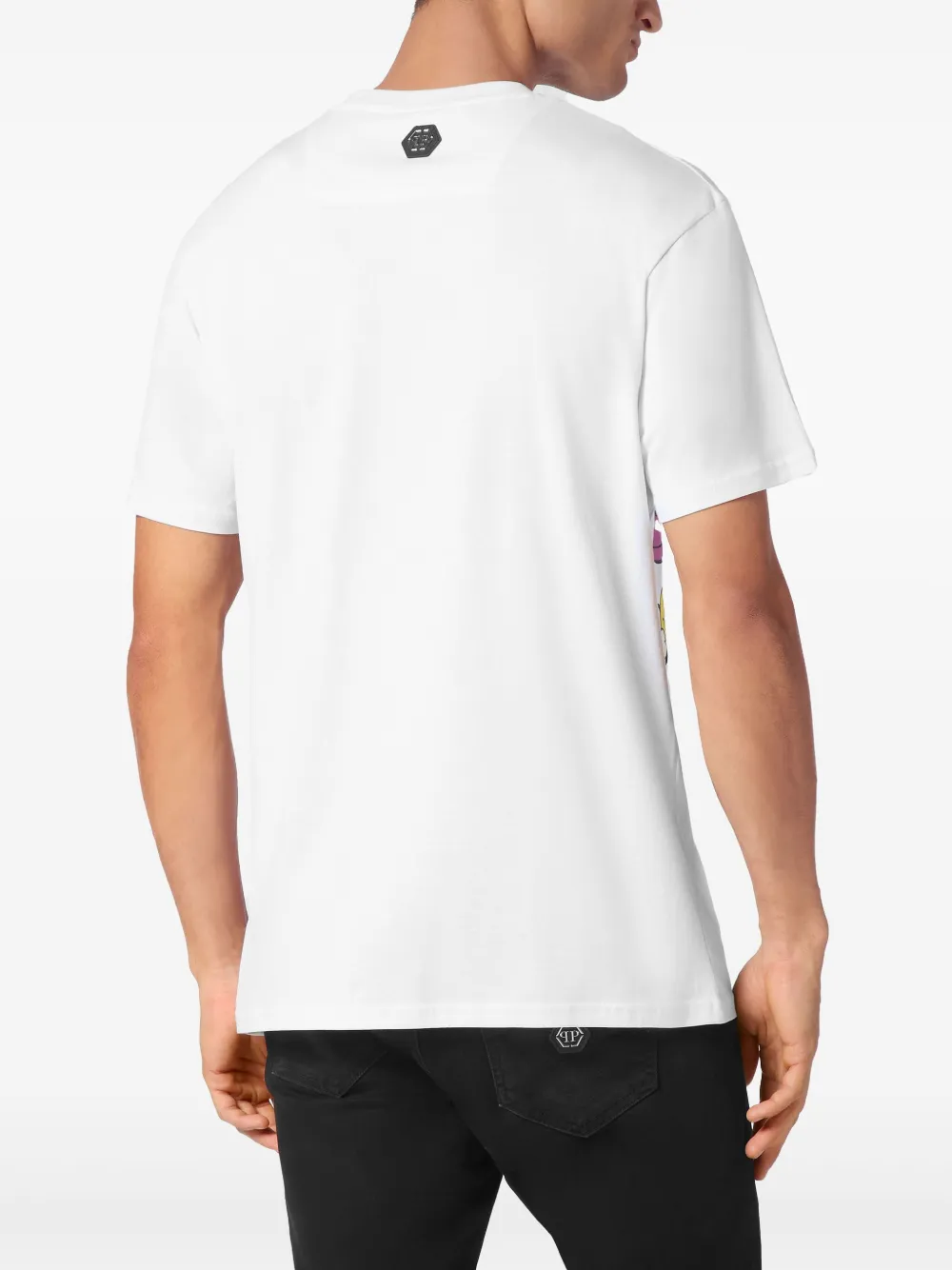 Philipp Plein T-shirt met logoprint Wit