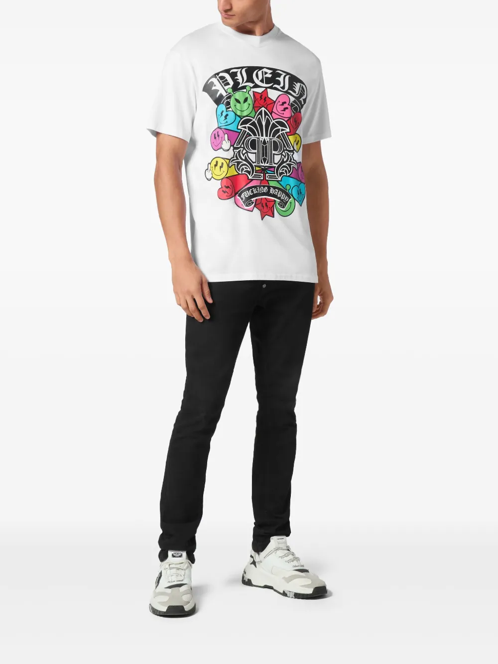 Philipp Plein logo-print T-shirt - Wit