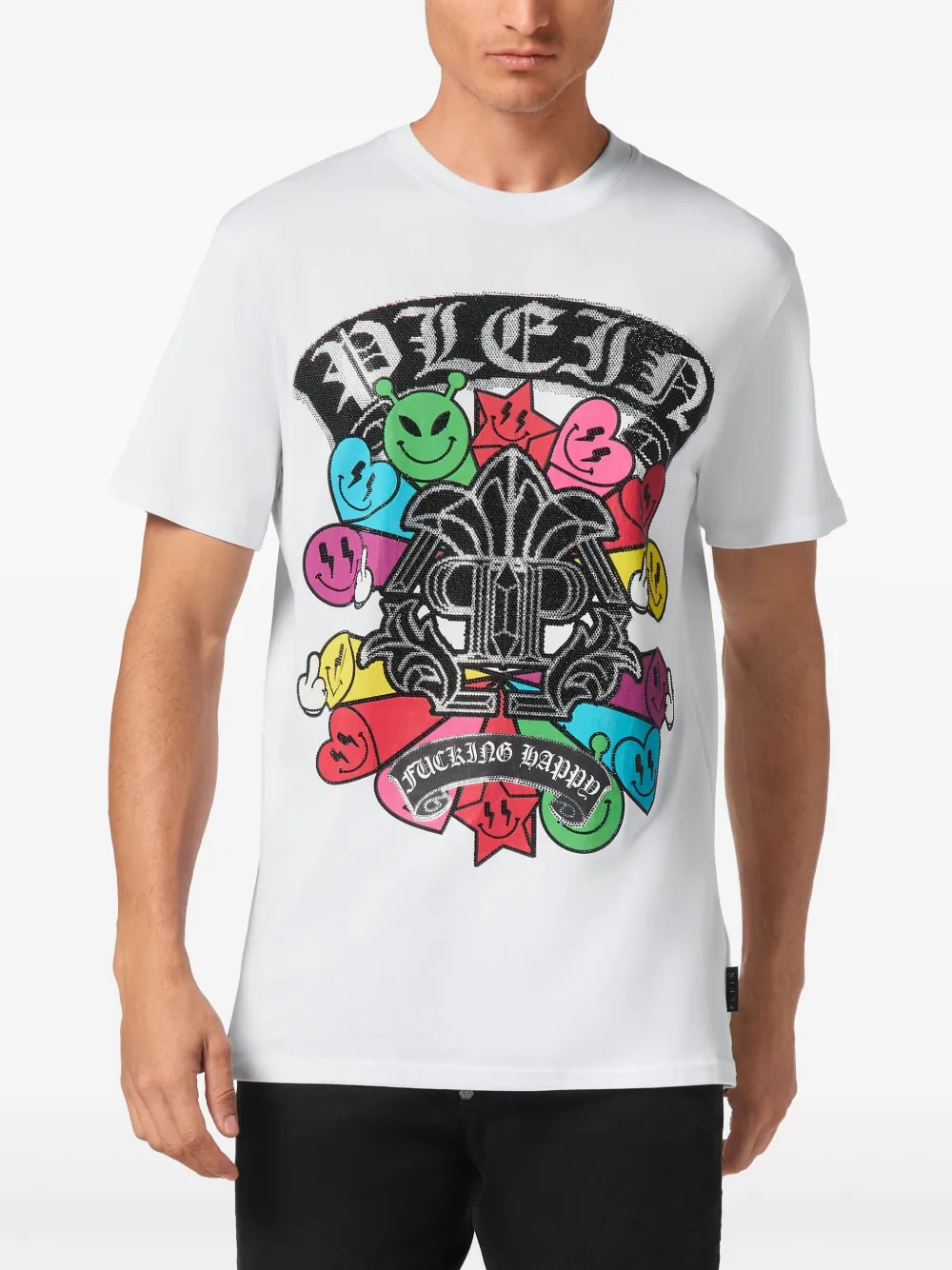 Philipp Plein logo-print T-shirt - Wit