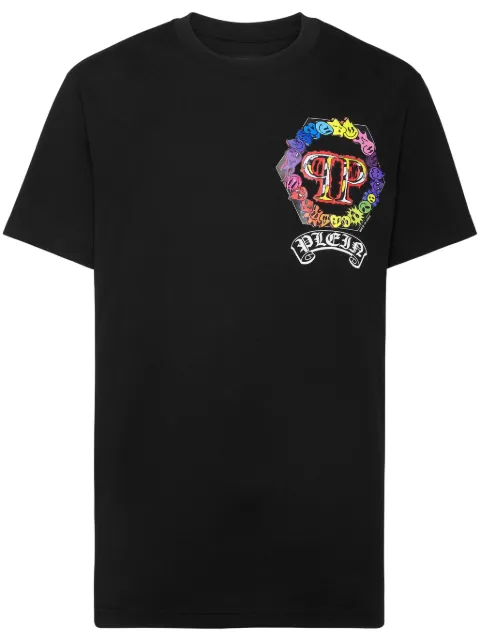 Philipp Plein playera con logo estampado