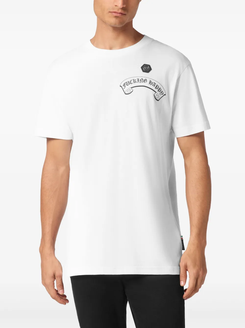 Philipp Plein T-shirt met print Wit