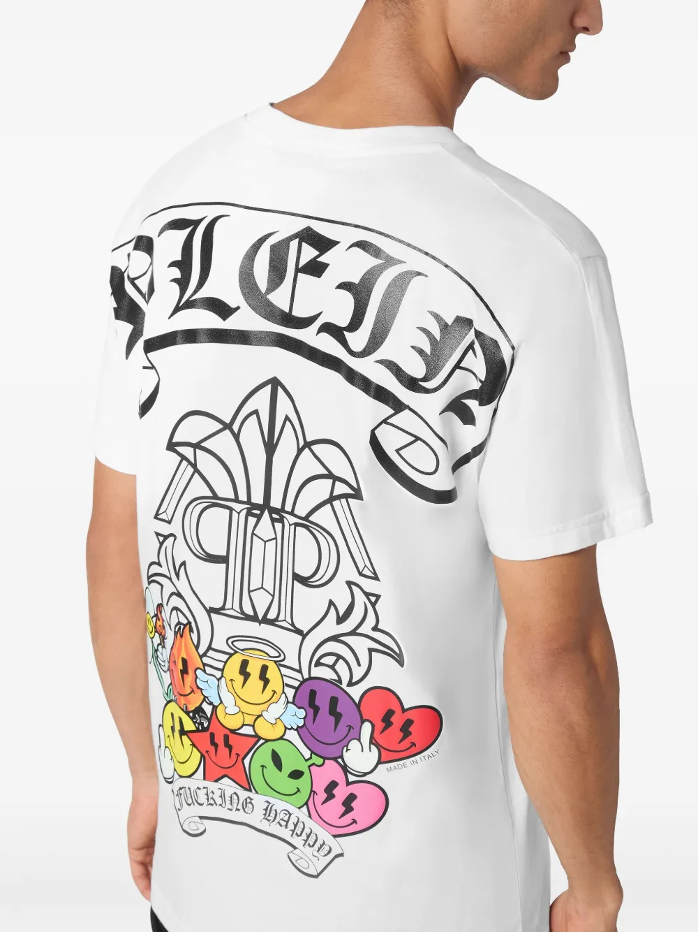 Philipp Plein T-shirt met print Wit