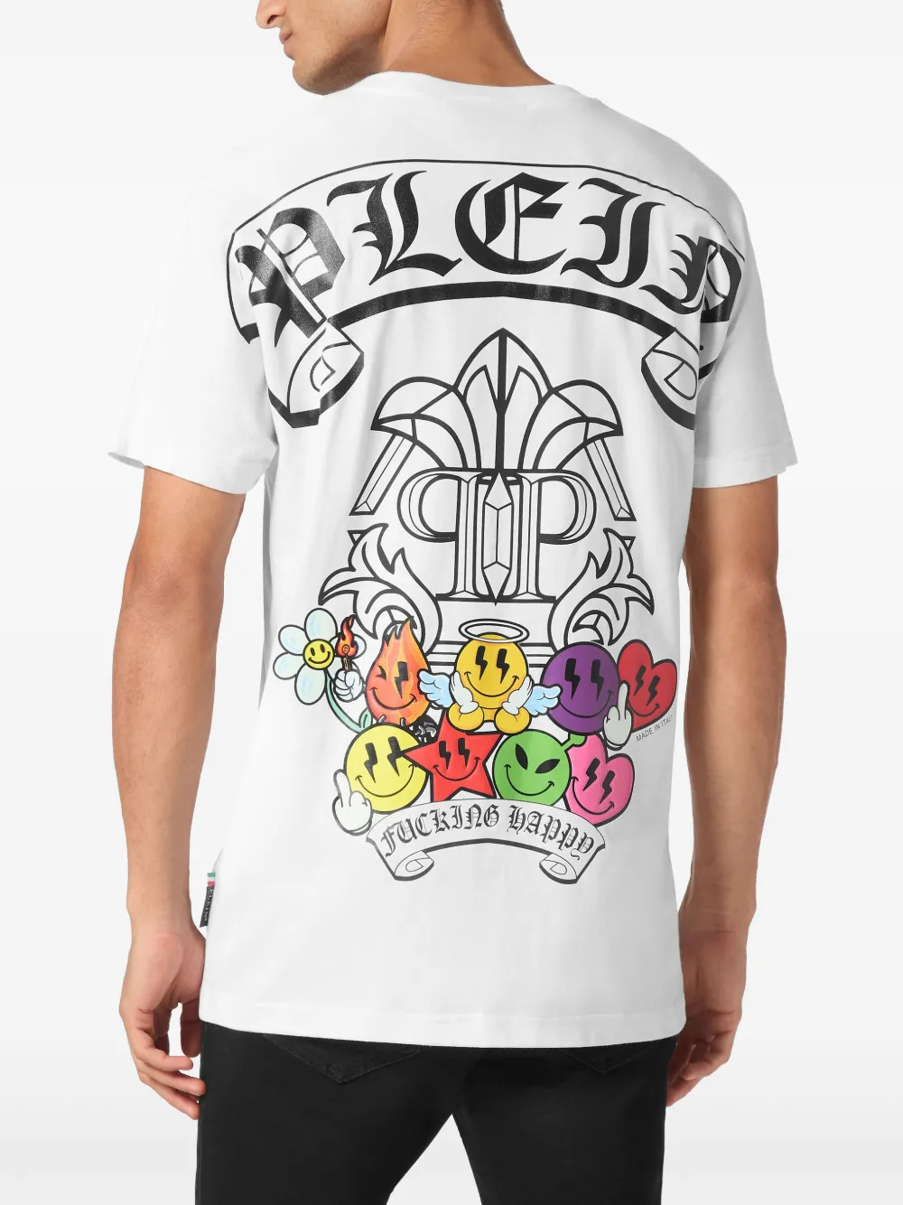 Philipp Plein T-shirt met print Wit