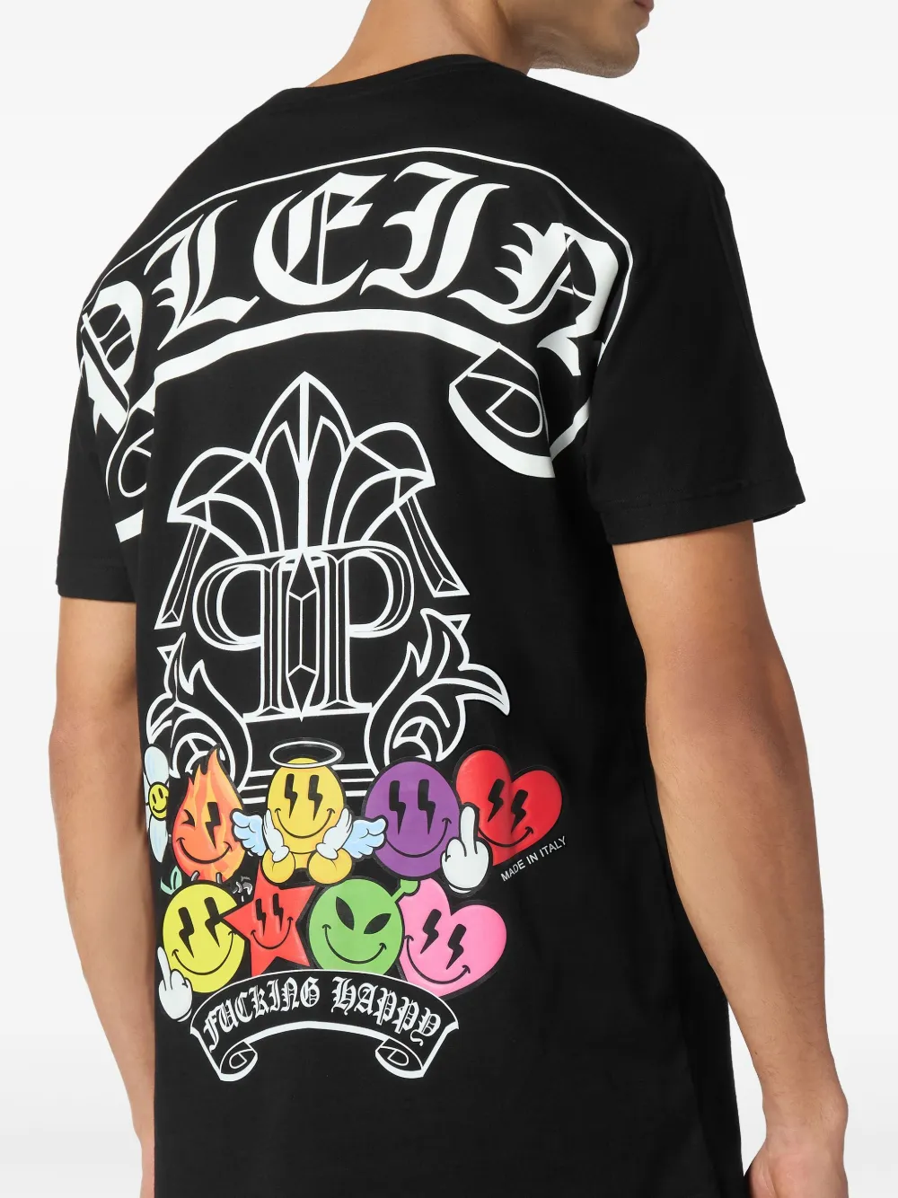 Philipp Plein T-shirt met print Zwart