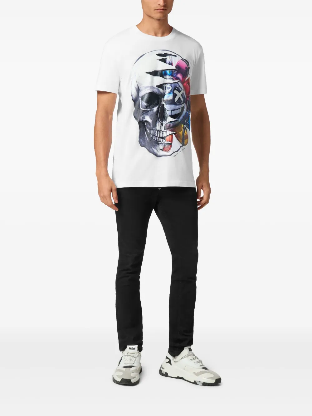 Philipp Plein SS Graffiti T-shirt - Wit