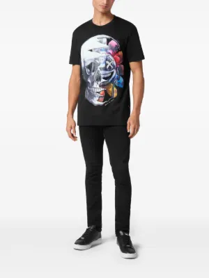 Camiseta Philipp Plein PP1978 Para Hombre - Gris 👕