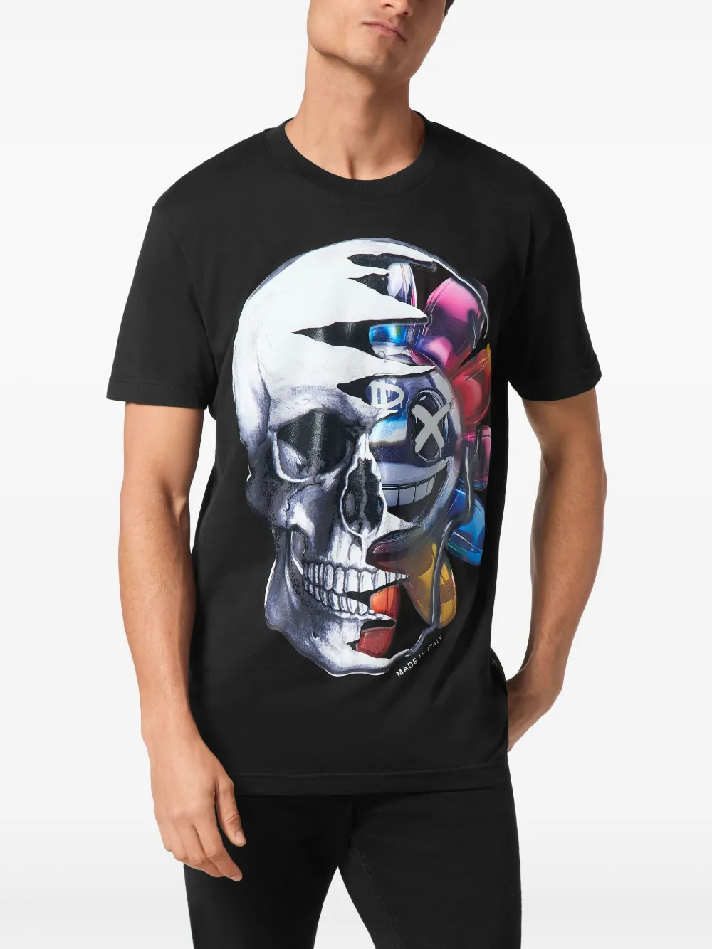 Philipp Plein Graffiti T-shirt Zwart
