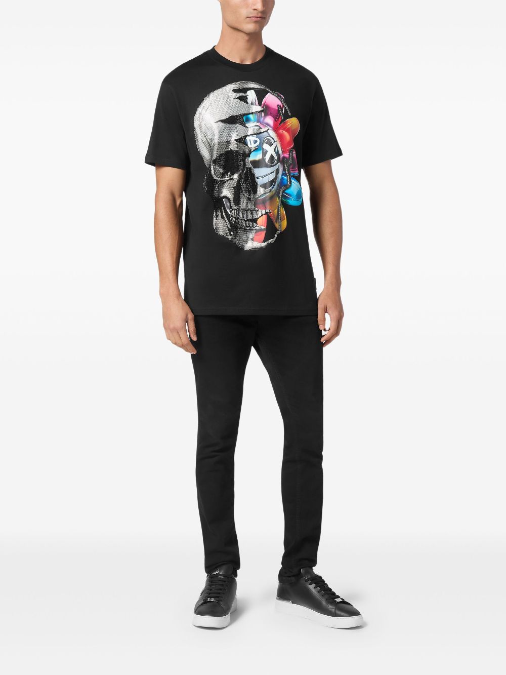 Philipp Plein Smile T-shirt - Zwart