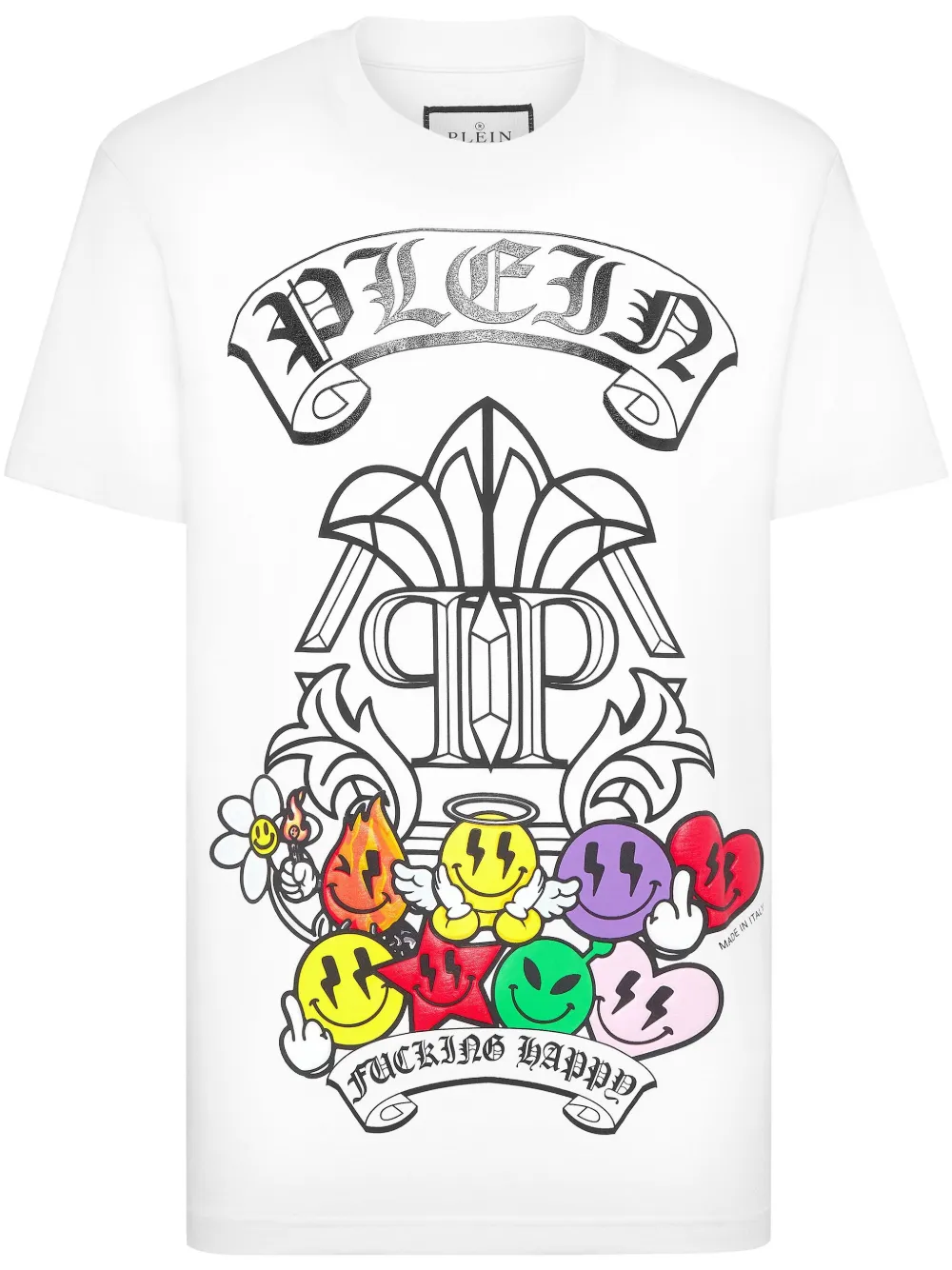 Philipp Plein T-shirt met print Wit