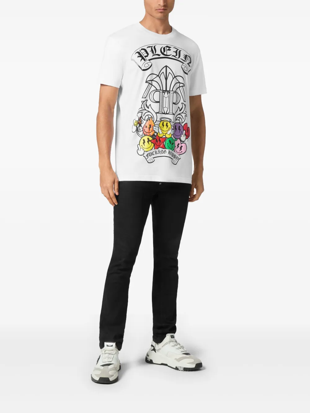 Philipp Plein SS Smile T-shirt - Wit