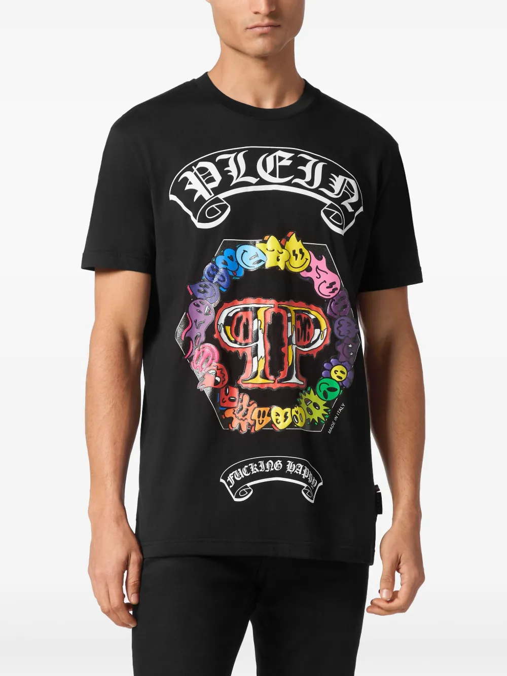 Philipp Plein T-shirt met print Zwart
