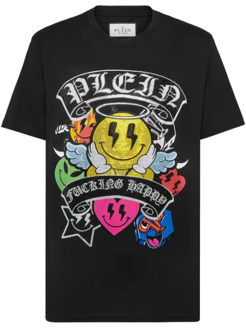 Philipp Plein Strass Smile T-shirt