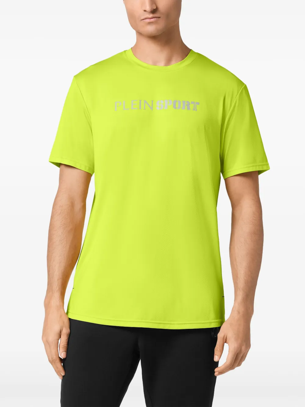 Plein Sport Reflecterend T-shirt Geel