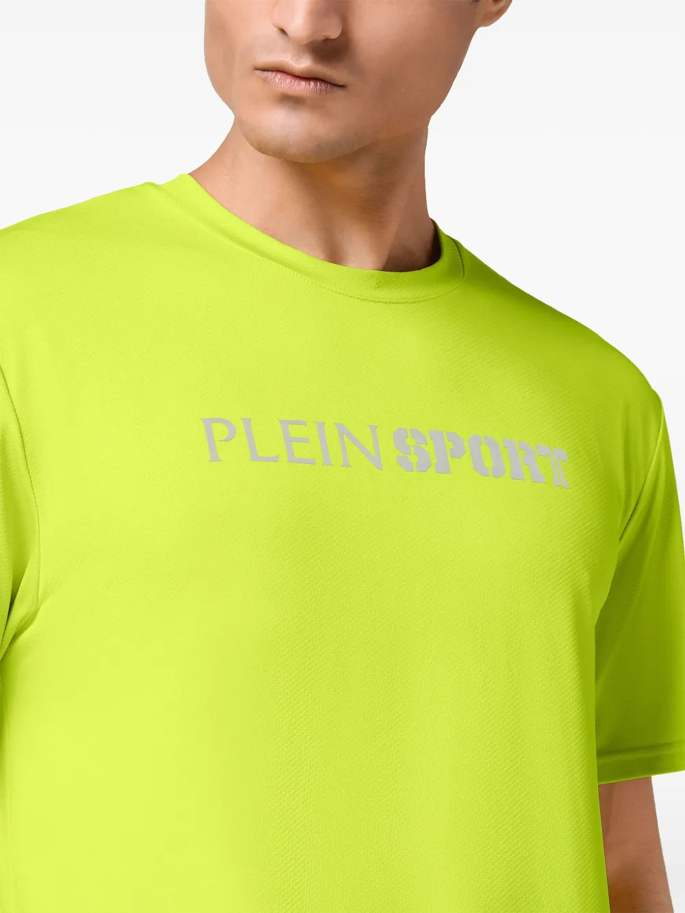 Plein Sport Reflecterend T-shirt Geel