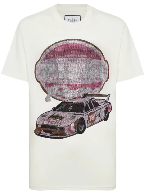 Philipp Plein playera Strass Cars Racing