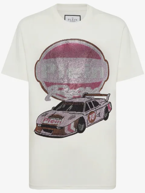Philipp Plein playera Strass Cars Racing