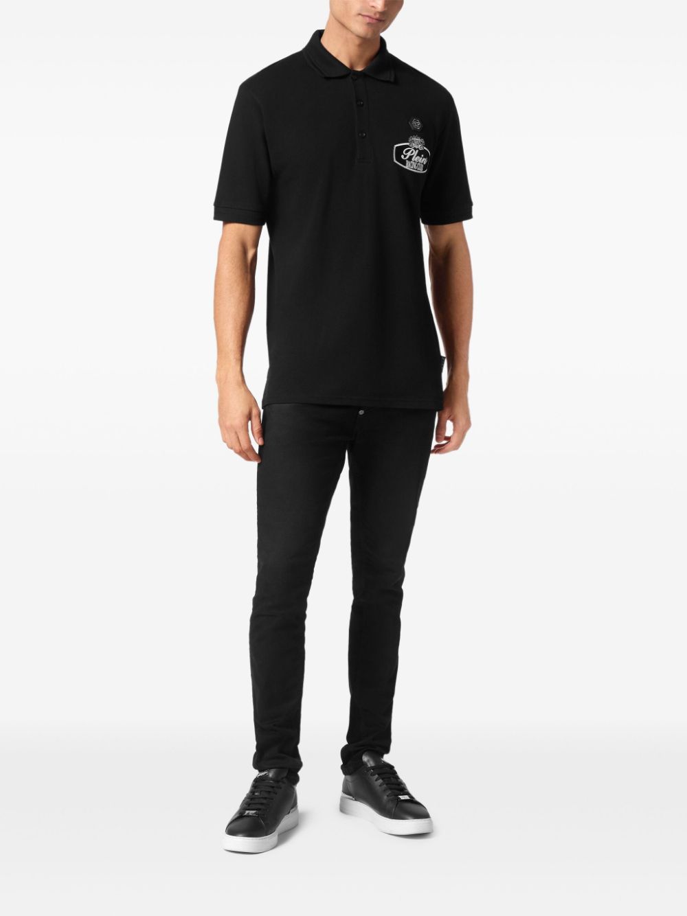 Philipp Plein Racing Club polo shirt - Zwart