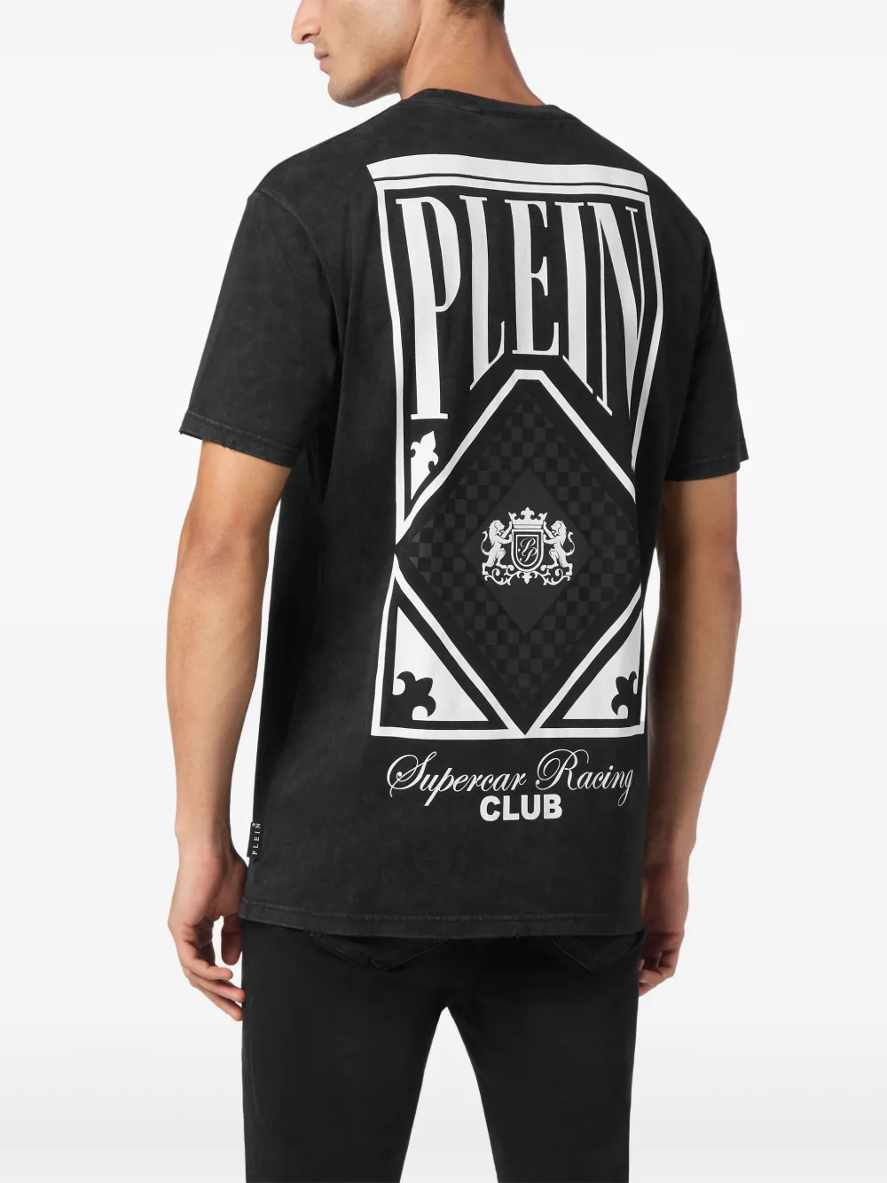 Philipp Plein Racing Club T-shirt Zwart