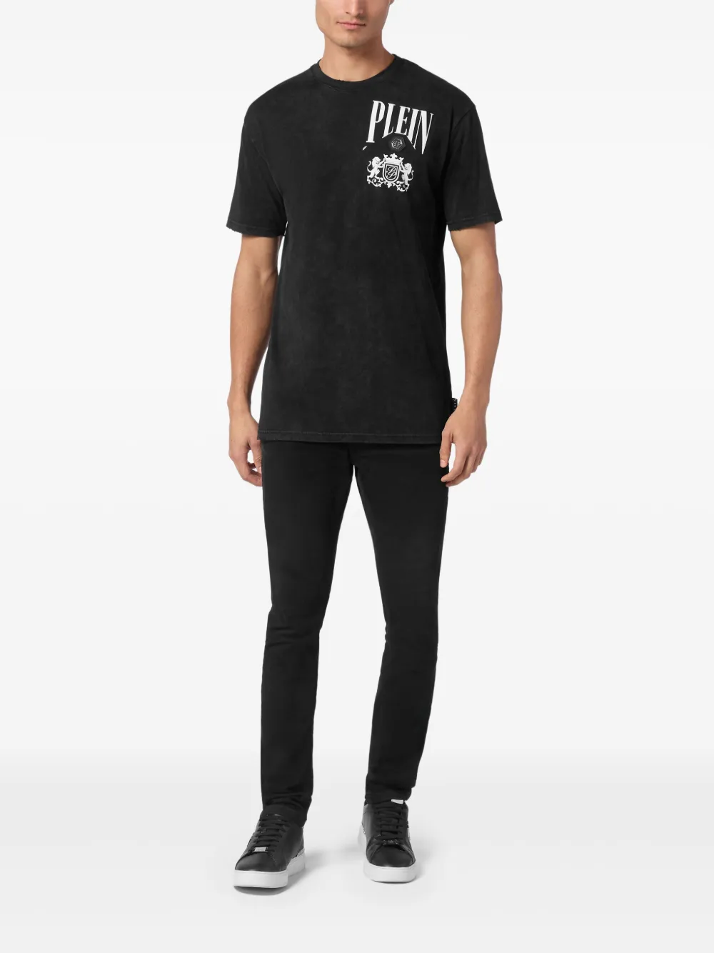 Philipp Plein Racing Club T-shirt - Zwart