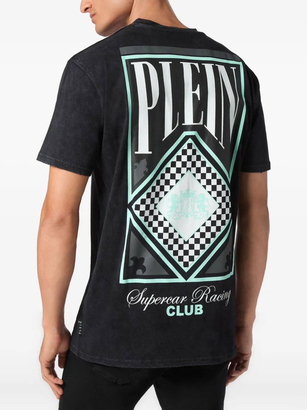 Philipp Plein T-shirt met logo Zwart