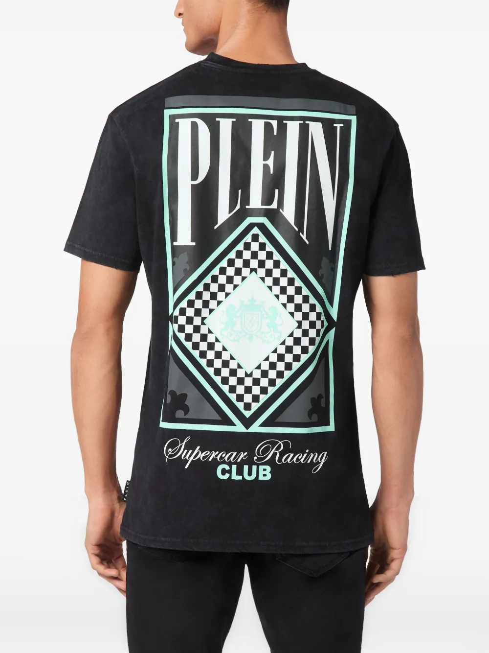 Philipp Plein T-shirt met logo Zwart