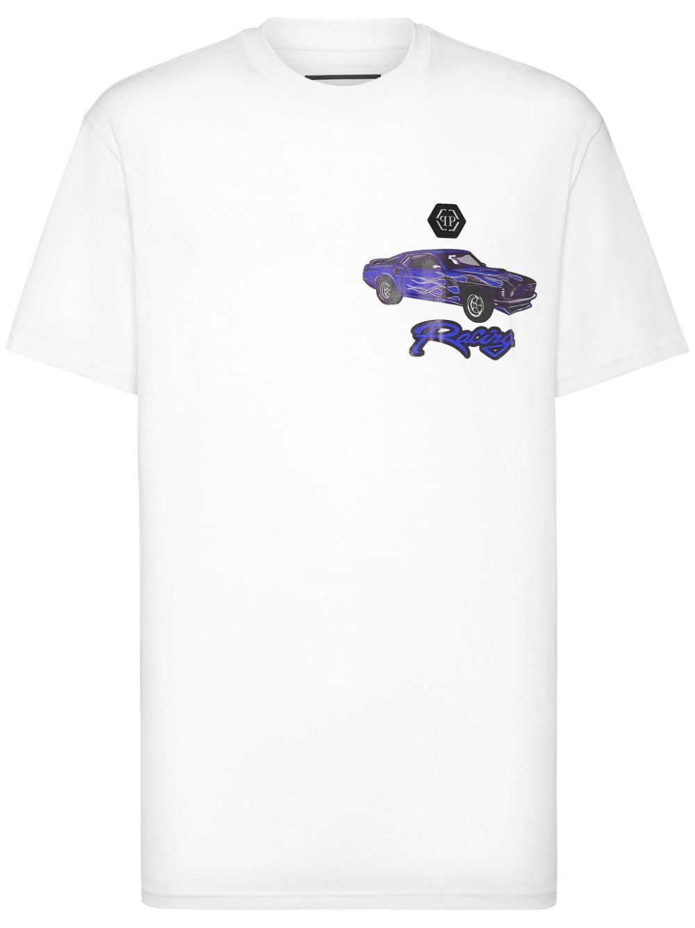 Philipp Plein Cars Racing T-shirt Wit