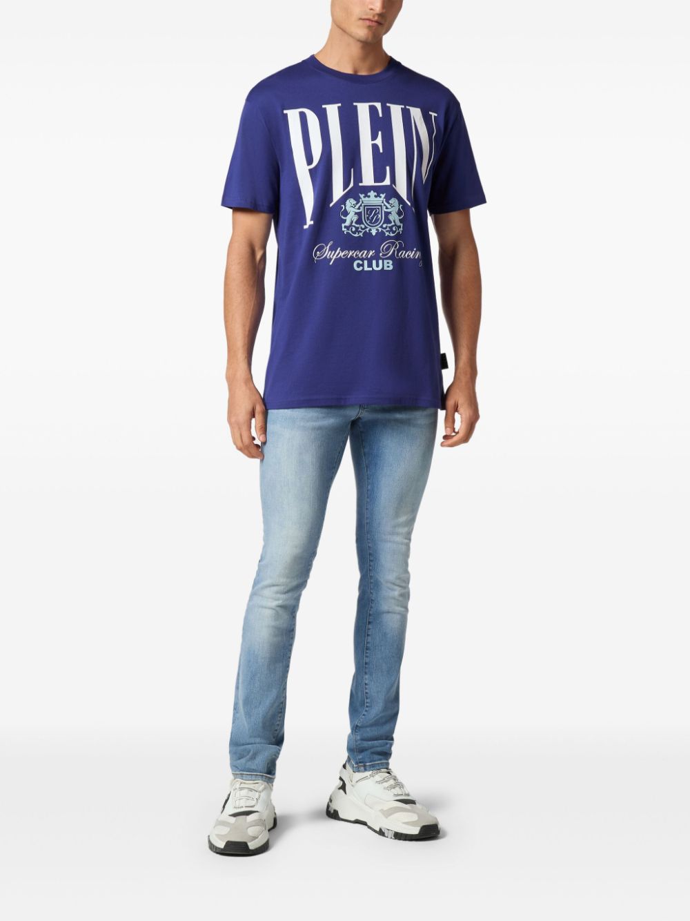 Philipp Plein Cars Racing T-shirt - Blauw