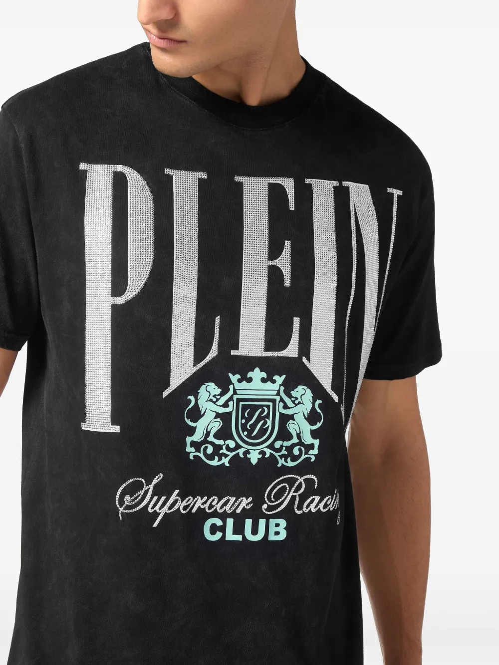 Philipp Plein Cars Racing T-shirt Zwart