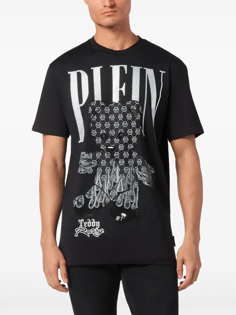 Philipp Plein T-shirt met teddybeerprint Zwart