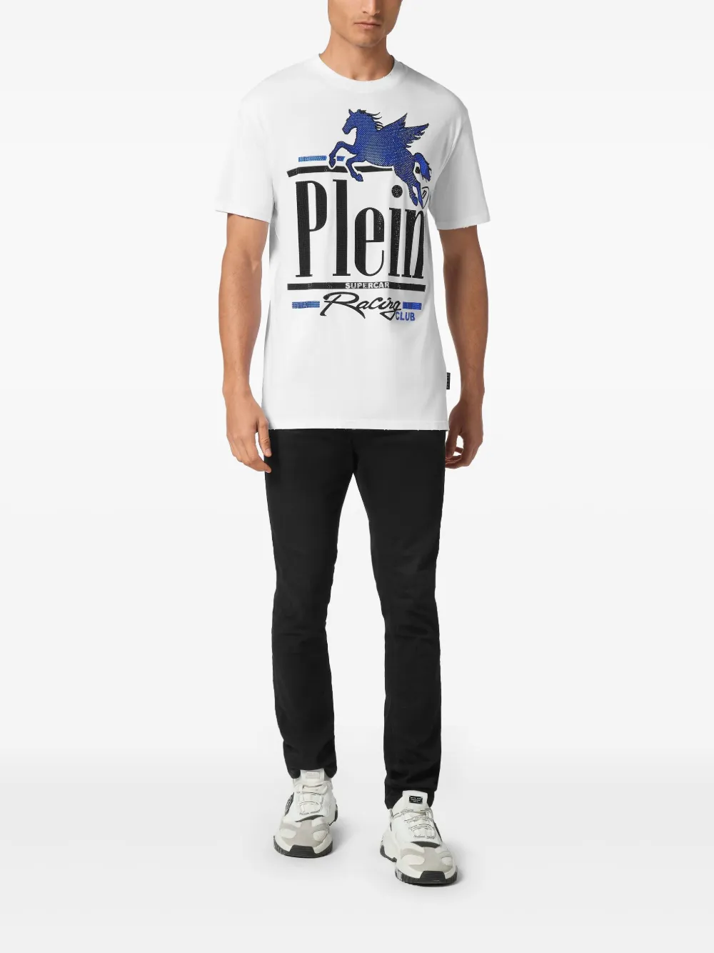 Philipp Plein Racing Club T-shirt - Wit