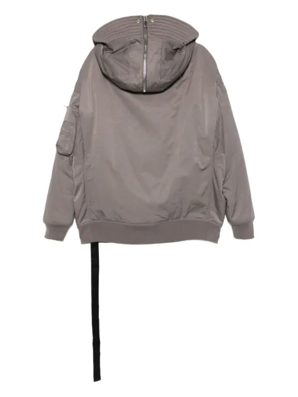 ジャケット・アウター Rick OwensDRKSHDW HOODEDBOMBER Rick Owens DRKSHDW Hooded Bomber Jacket | Grey | FARFETCH RO