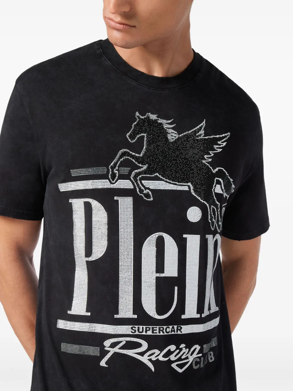 Philipp Plein Racing Club T-shirt Zwart
