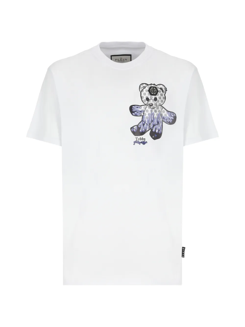 Philipp Plein teddy bear-print T-shirt - Bianco
