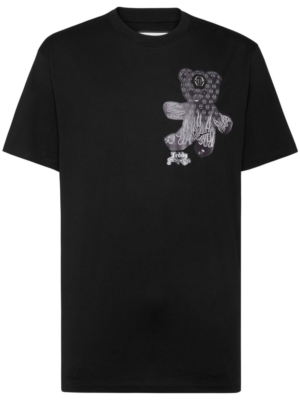 teddy bear-print T-shirt