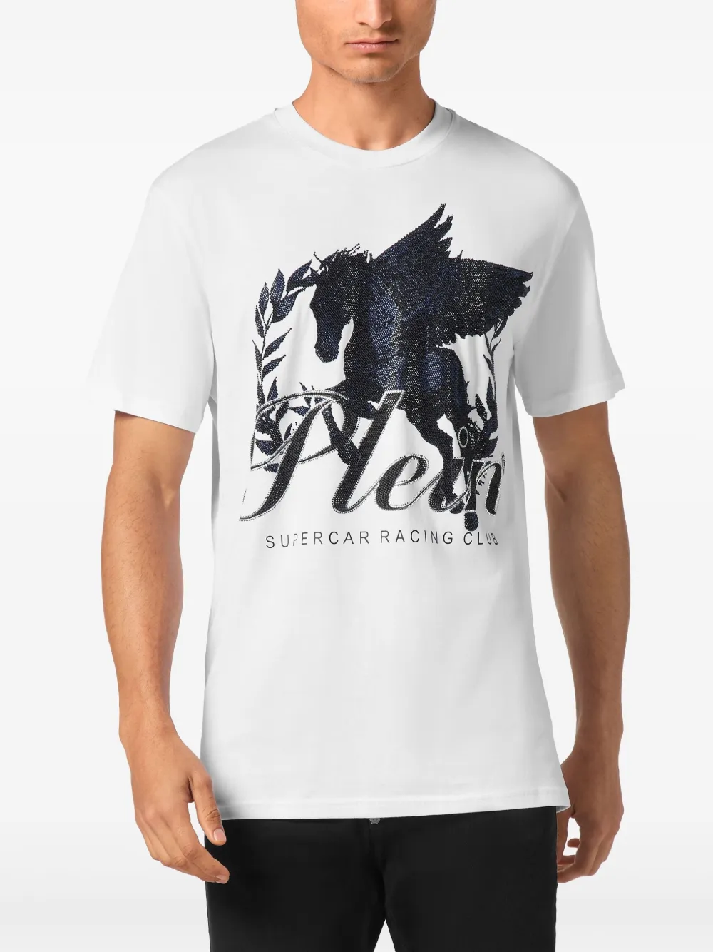 Philipp Plein Racing Club T-shirt Wit