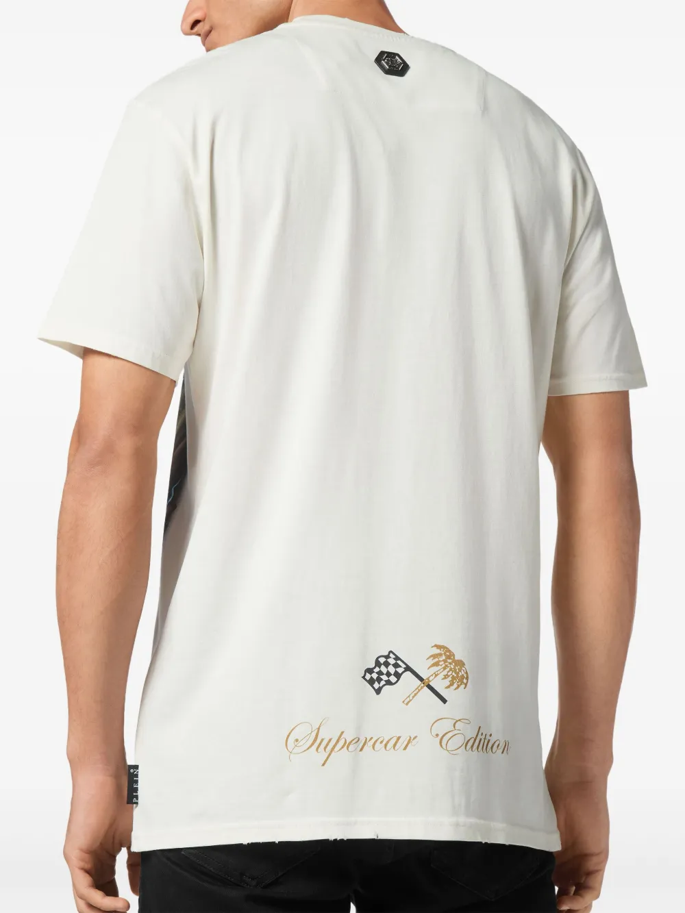 Philipp Plein Racing Club T-shirt Wit
