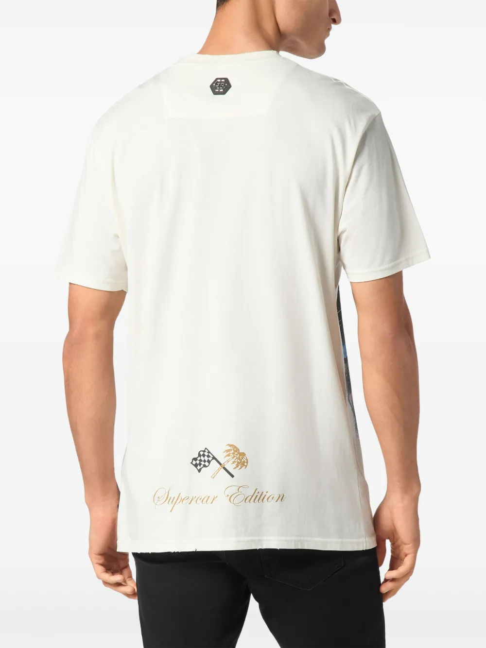 Philipp Plein Racing Club T-shirt Wit