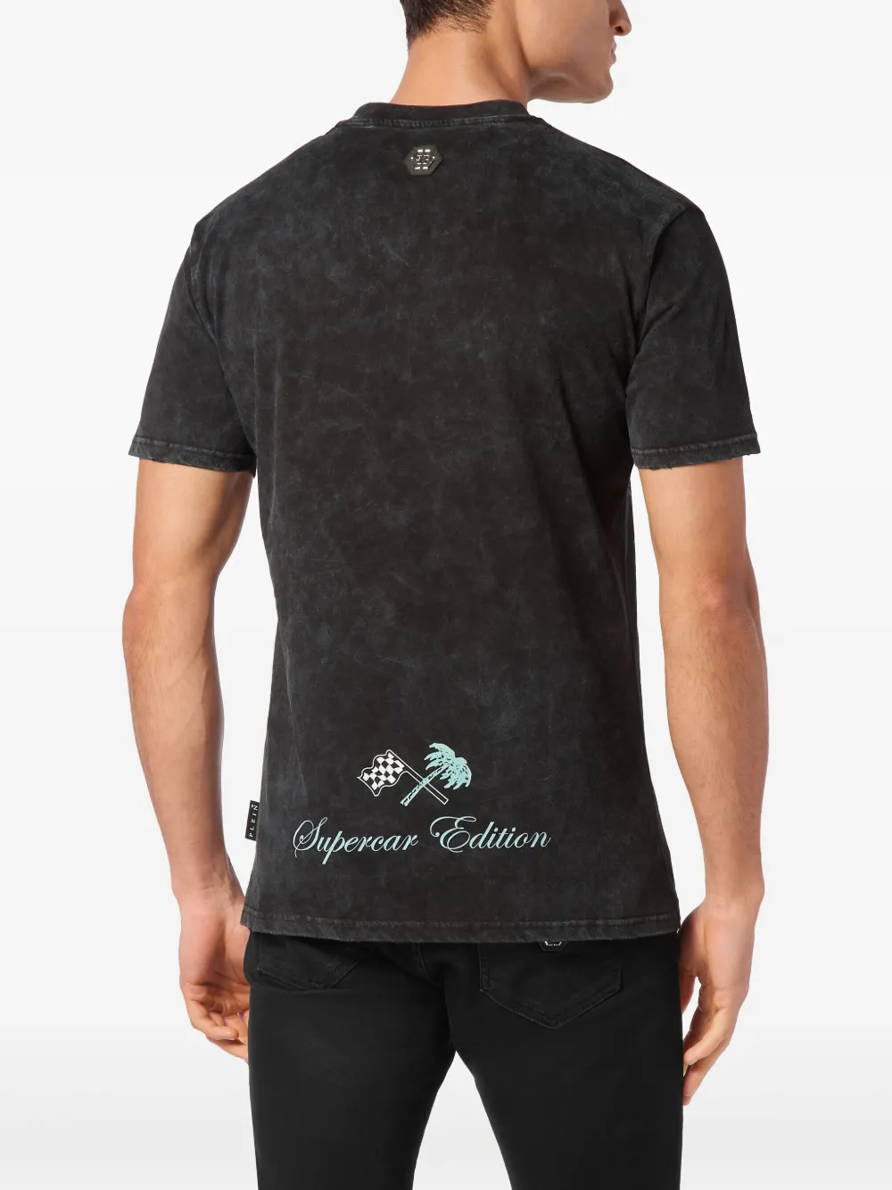 Philipp Plein Racing Club T-shirt Zwart