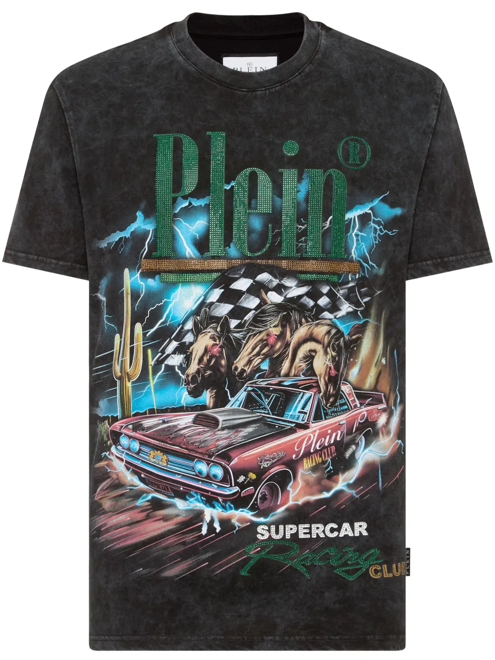 Philipp Plein playera Racing Club | negro | Image 1