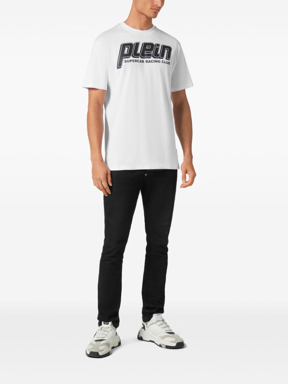 Philipp Plein Racing Club T-shirt - Wit