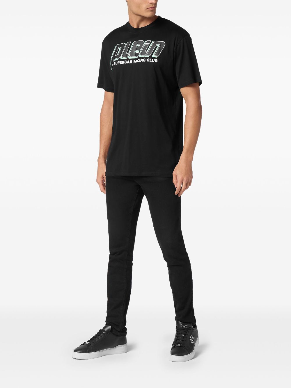 Philipp Plein Racing Club t-shirt - Zwart