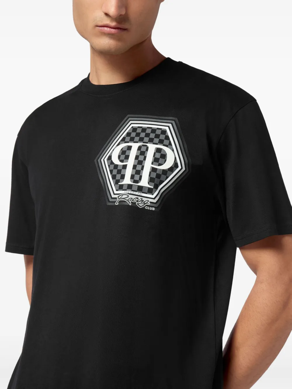 Philipp Plein Hexagon T-shirt Zwart